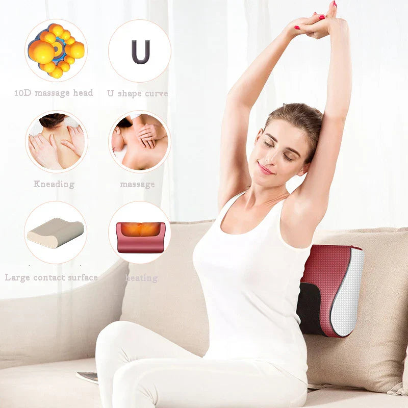 Modella™ Red Pillow Massager – جهاز تدليك الوسادة الحمراء