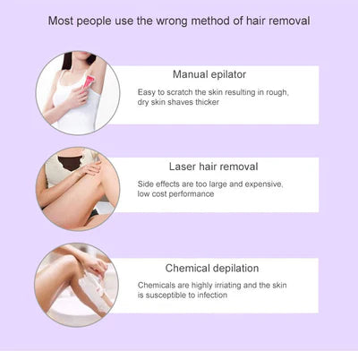 Modella™Purple Epilator – آلة إزالة الشعر البنفسجية