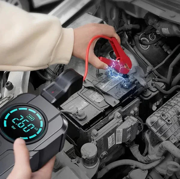 Modella™Jump Starter With Air Pump هيكساليفينغ™ جهاز تشغيل البطارية مع منفاخ هواء