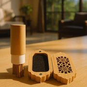 Mini Oud Stick & Wooden Air Freshener Box | عود ميني وعلبة معطر جو خشبية