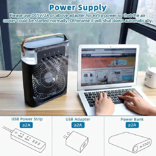 Modella™Mini Air Coolerهيكساليفينغ™ ميني مكيف الهواء المحمول