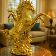 Twin Horses Sculpture | تمثال الخيول التوأم